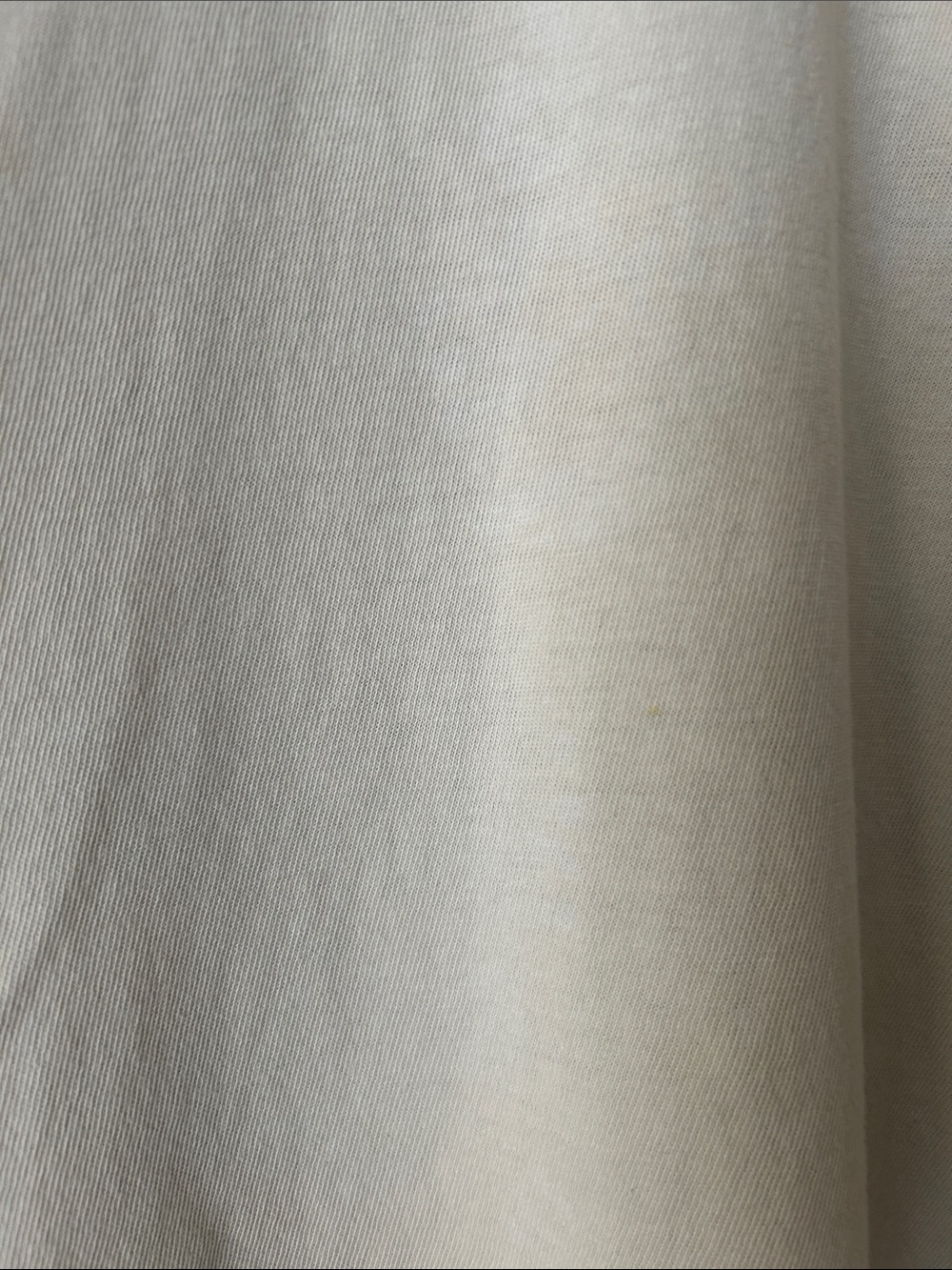 Brixton Oversize Look Light Gray/Beige Tee with Sun Logo Size S - Picture 4 of 6